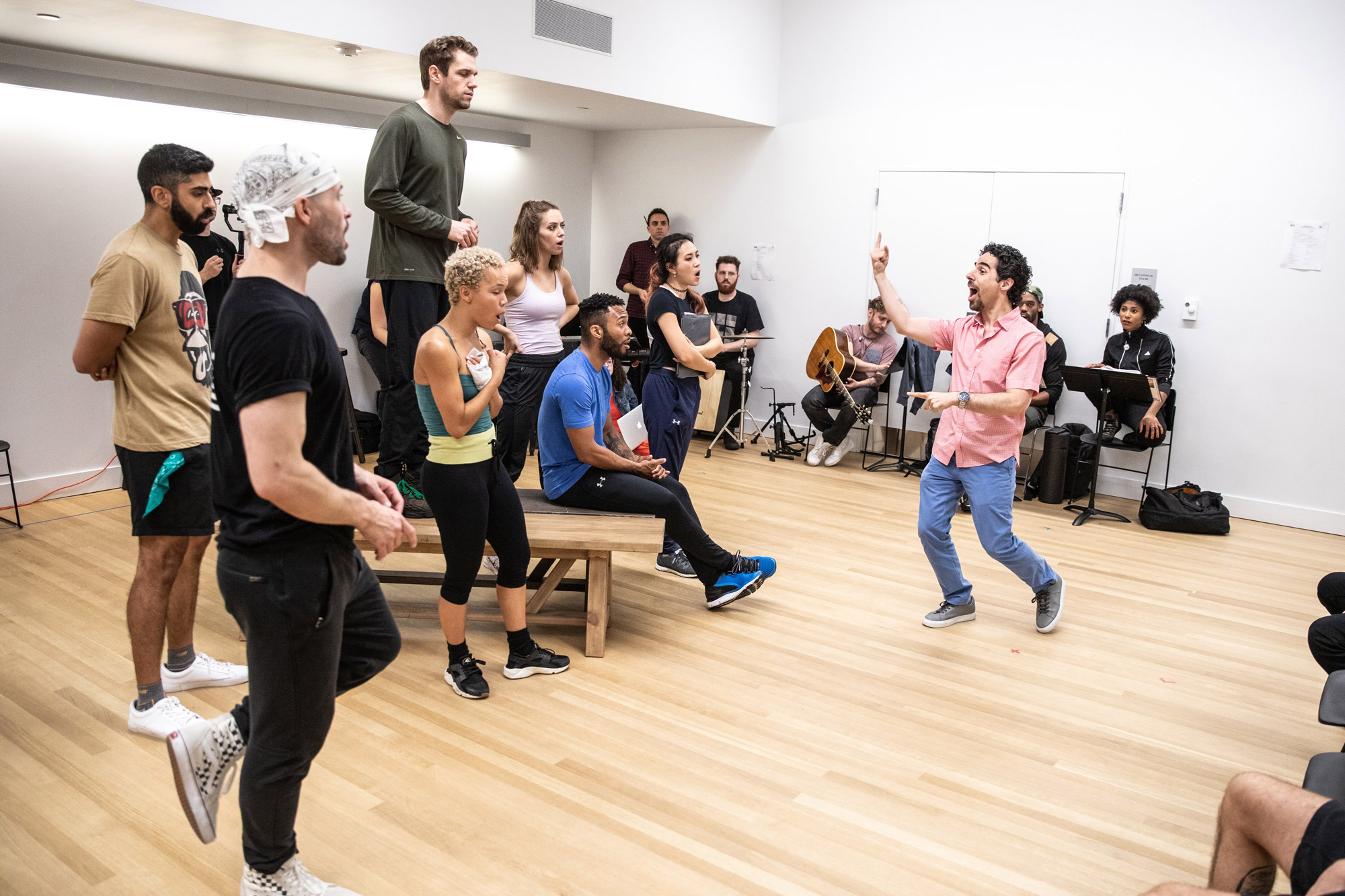 Alex Lacamoire in Rehearsal
